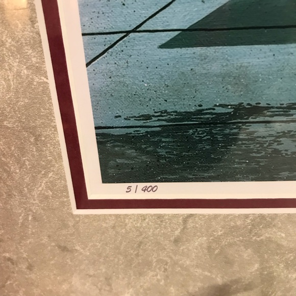 RARE Vintage Don Reber Signed, Limited, Giclee ,Matted , Sealed 17x14” # 5/400 - Picture 2 of 8